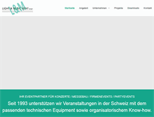 Tablet Screenshot of light-music.ch